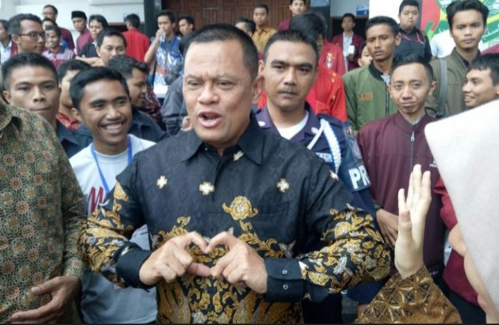 Gatot Nurmantyo blak blakan soal ajakan menggeser AHY dari Partai Demokrat(dok:Kompas.com)
