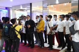 Benny Rhamdani Kepala BP2MI sidk di Bandara Soetta | Sumber Goriau