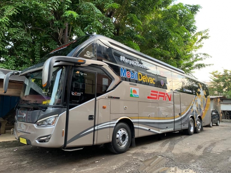 ArmadaPo Bus SAN untuk Perjalanan Roadshow Sumatera 2021 / dokpri