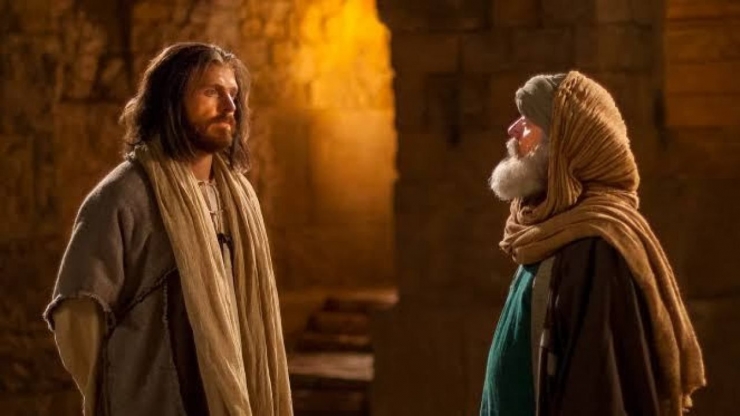 Nikodemus mendatangi Yesus Sang Terang di malam hari. Foto: rubrikkristen.com.