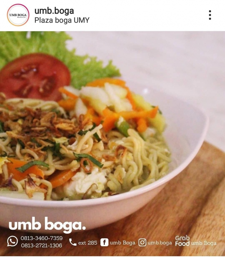 Bakmie Ayam Jawa yang menggugah selera makan (doc. instagram umb.boga)