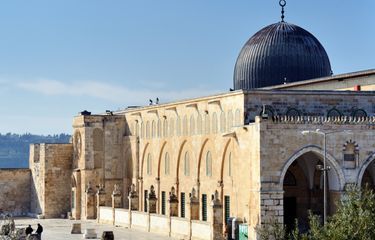 Masjidilaqsa di Yerusalem, Palestina adalah salah satu artefak sejarah dalam peristiwa perjalanan isra mikraj Nabi Muhammad saw.(Shutterstock Via Kompas.com)