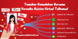 Macam-macam Kemudahan dengan Tanya Veronika Asisten Virtual Telkomsel. image by: Headline.co.id