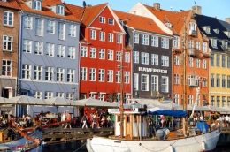 Pemandangan Nyhavn, Kopenhagen, di musim panas (Dokpri)