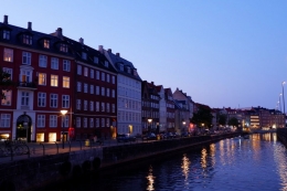 Senja yang temaram di Kopenhagen (Dokpri)