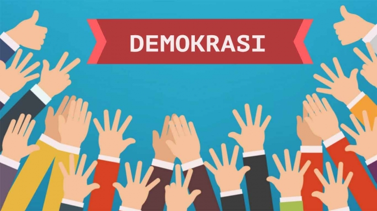 ilustrasi Demokrasi via kumparan.com