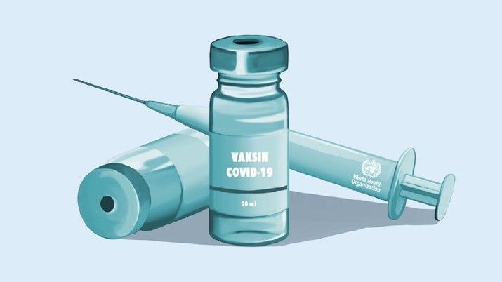 Ilustrasi vaksin covid 19 dan suntik. Diambil dari cnbcindonesia.com. Penulis tidak menampilkan gambar asli atas dasar beberapa alasan.
