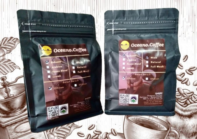Gambar 2. Foto Produk Oceano Coffee (Dokpri)
