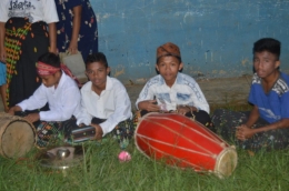 Alat musik tradisional Manggarai, Gong dan Gendang digunakan sebagai penyempurna penetasan| Dokumen Golden Generation