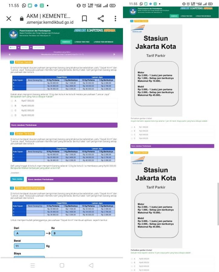 Contoh Soal Simulasi Akm - Contoh Soal Asesmen Kompetensi Minimum Akm