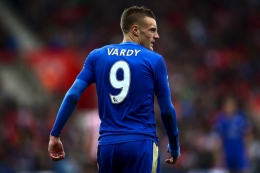 Jamie Vardy, striker Leicester City. (via Getty Images)