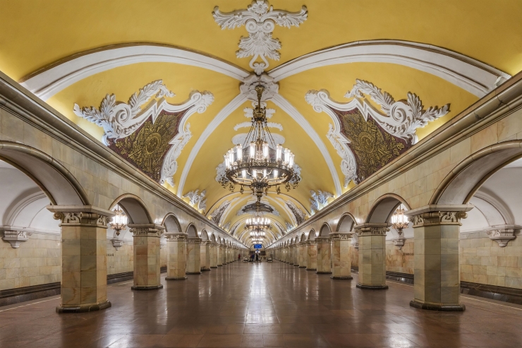 Stasiun Komsomolskaya di Circle Line (Sumber: A.Savin)