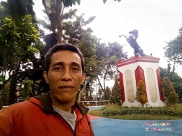 Monumen Ronggolawe dengan patung kuda yang gagah berani (Dokumentasi Mawan Sidarta) 