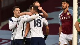 Selebrasi para pemain Tottenham Hotspur saat melumat Aston Villa pada akhir pekan kemarin (Foto: Sky Sports).