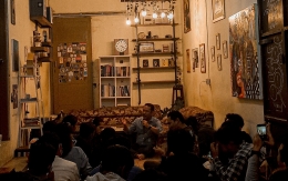 Kegiatan Diskusi para penggiat kopi di Garut. Foto : Sahrul Imam