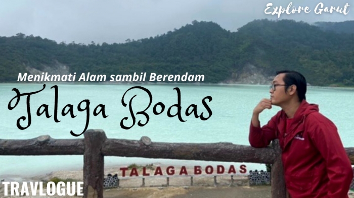 Menikmati pemandangan alam Talaga Bodas (Dok. pri)