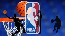 Ilustrasi Logo NBA (Foto: Wallpaperlist).