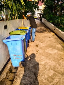 Bak sampah di Taman Sejarah (Dokumentasi Mawan Sidarta) 