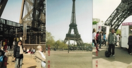 berfoto dikaki menara Eiffel sebelum naik keatas menara(dok pribadi)