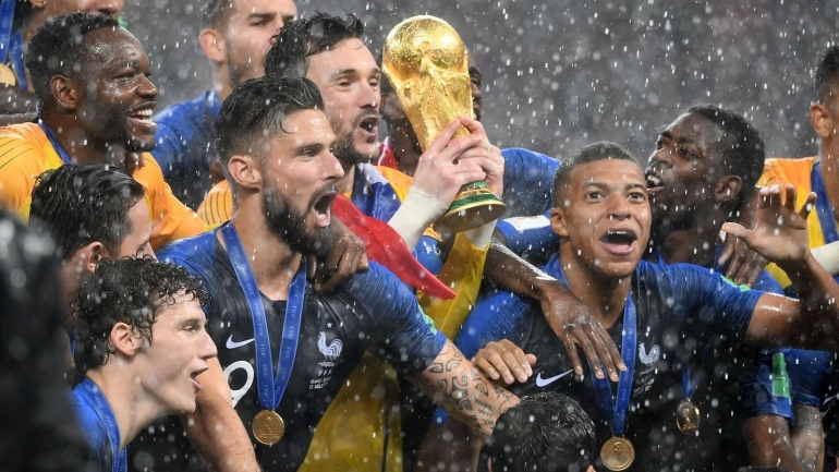 Juara bertahan Piala Dunia 2018, Prancis (Foto Skysports) 