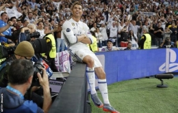 Cristiano Ronaldo saat masih di Real Madrid (Foto: BBC).