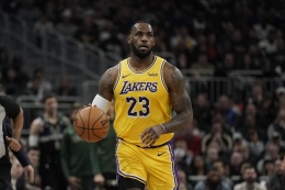 Pemain megabintang basket LA Lakers, LeBron James (Foto: Bleacher Report).