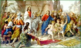 Yesus masuk kota Yerusalem ( katolik.com )