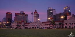 Foto 8: Kuala Lumpur difoto dari Dataran Merdeka. Sumber: koleksi pribadi