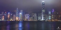 Foto 12: Hong Kong difoto dari Tsim Sha Tsui Promenade. Sumber: koleksi pribadi