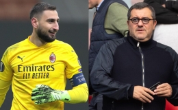 Gianluigi Donnarumma dan Mino Raiola. | sumber: sempremilan.com