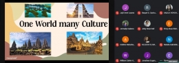 Online meeting presenting their own cultures (Dokpri)
