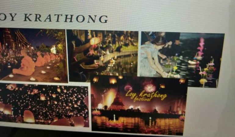 Festivals in Thailand presented in the meeting. (Dokpri)