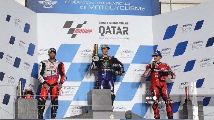 Podium MotoGP Qatar 2021, sumber: tribunnews