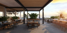 Courtyard by Marriott Hotel, Lembongan-Bali, rendered by Willy Gufron