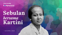 Kartini dan perempuan Indonesia. Ilustrasi dimodifikasi dari berbagai sumber: Dok.Tropenmuseum & FREEPIK.