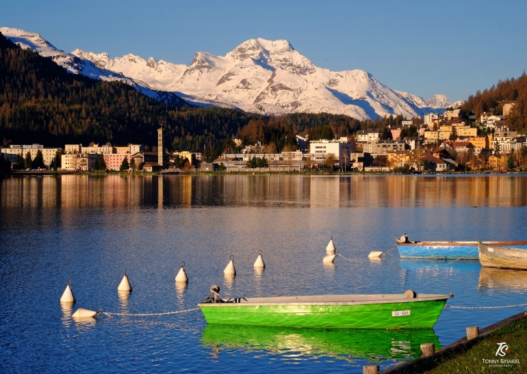 Danau St.Moritz dan St.Moritz-Bad. Sumber: koleksi pribadi