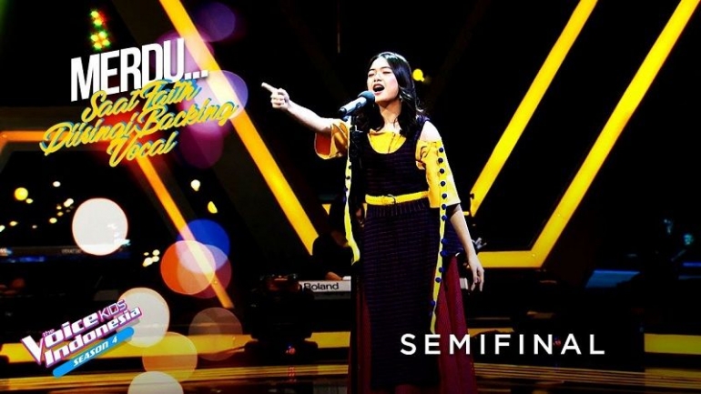 Faith Christabelle-Foto: Youtube The Voice Kids Indonesia