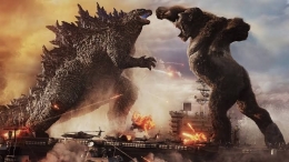 ilustrasi Kong vs Godzilla (Cinemags)
