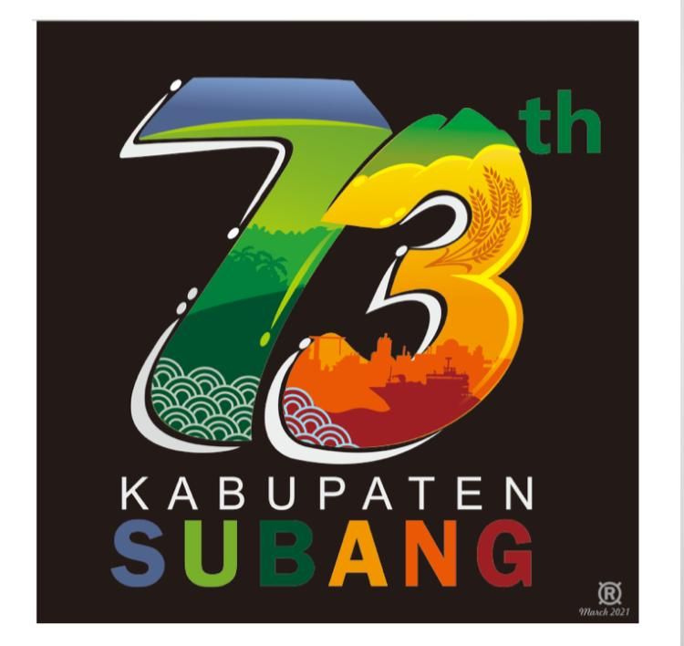 Kode Morse dalam Logo HUT Subang (sumber : Oke Rosgana)