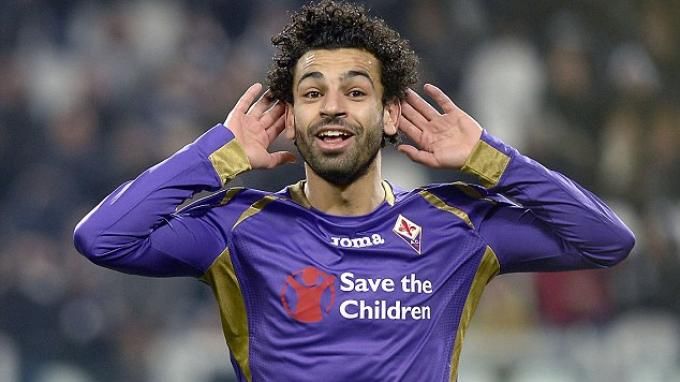 Mohamed Salah saat berseragam Fiorentina pada 2015 lalu. | sumber: ist/tribunnews.com