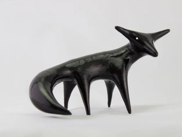 Patung onyx kecil signature-nya Night Fox dalam Ocean Twelve (thingiverse.com).