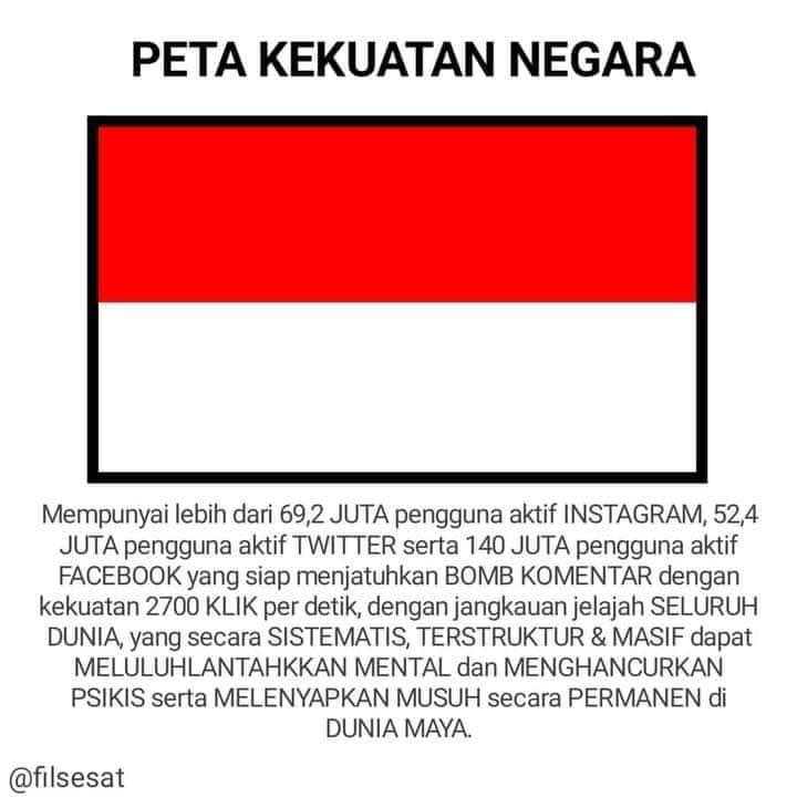 Kekuatan netizen +62. | Twitter @filsesat @hiboorans