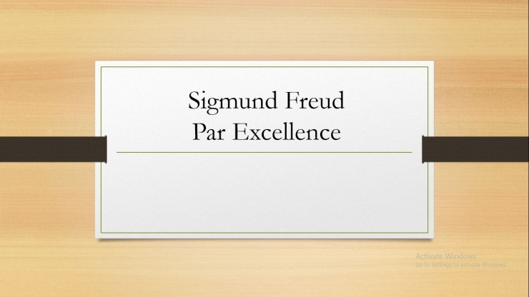 Sigmund Freud, Tokoh Psikologi /dokpri