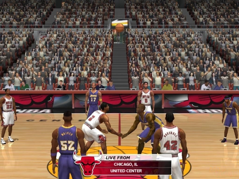 Gameplay NBA Live 2003 (Foto: MOD DB).