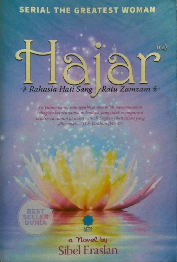 Hajar a novel by Sibel Eraslan, best seller dunia (Dokpri)