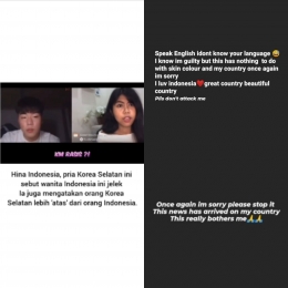 Cowok Korea dihantam netizen +62 usai hina cewek asal Indonesia. | Instagram @96__k_sik via Merdeka.com