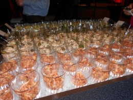Dinner Salad Belalang di Konferensi Insect to Feed The world I. Photo: koleksi pribadi