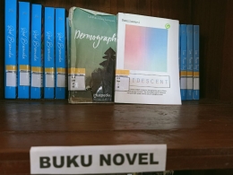 Dua novel karya siswa (dok.pribadi).