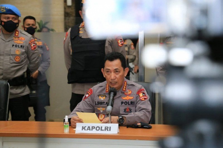 apolri Jenderal Pol Listyo Sigit Prabowo. /Dok. Divisi Humas Polri.