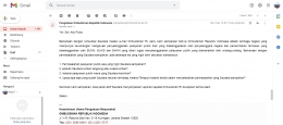 balasan email dari Ombudsman Republik Indonesia